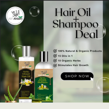 Alif Ahlam Herbs Infused Hair Oil